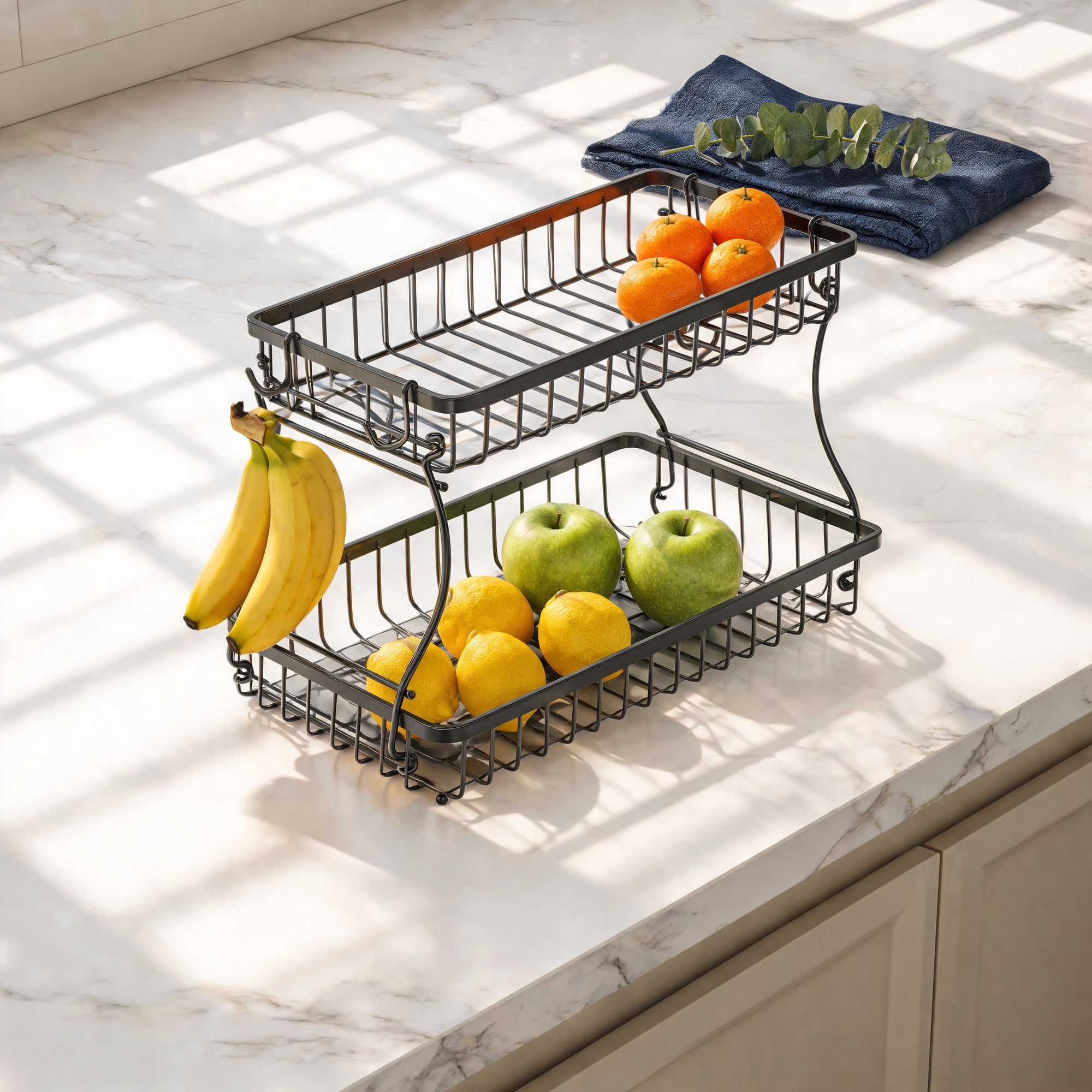 Two-Tier Fruit Basket